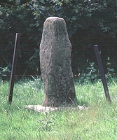 The Folville Cross. Probably 15th century. Said to mark the site where the murder of Roger de Belers took place.